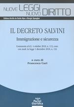 Il Decreto Salvini. Immigrazione e sicurezza