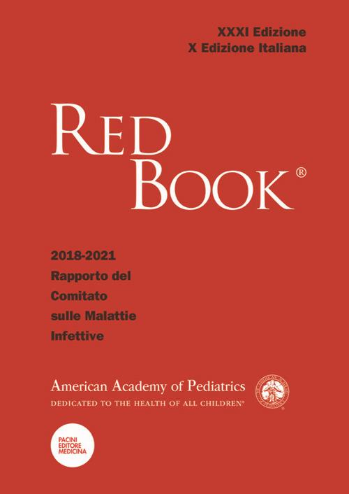 Red book 2018-2021. 31º rapporto del Comitato sulle malattie infettive - copertina