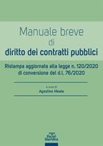 Manuale breve di diritto dei contratti pubblici