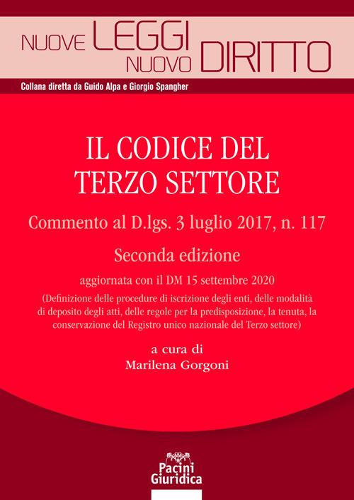 Il codice del terzo settore. Commento al Decreto legislativo 3 luglio 2017, n. 117 - copertina