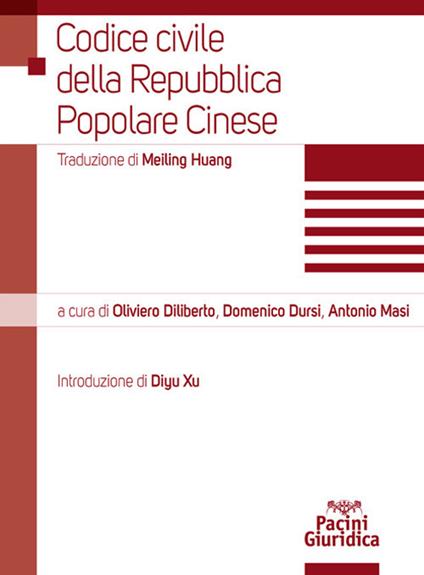 Codice civile della Repubblica Popolare Cinese - copertina