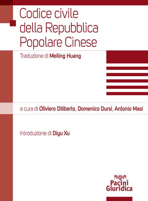 Codice civile della Repubblica Popolare Cinese - copertina