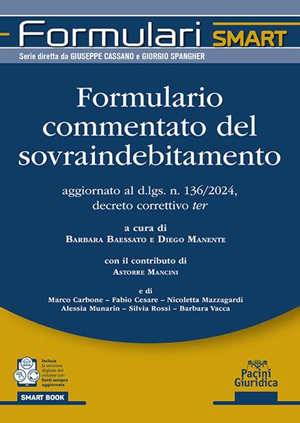 Formulario commentato del sovraindebitamento - copertina