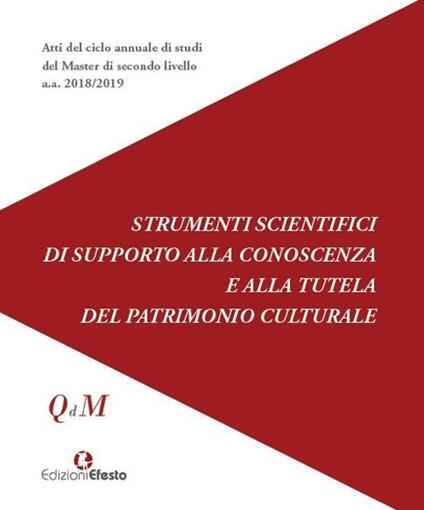 Strumenti scientifici di supporto alla conoscenza e alla tutela del patrimonio culturale - copertina