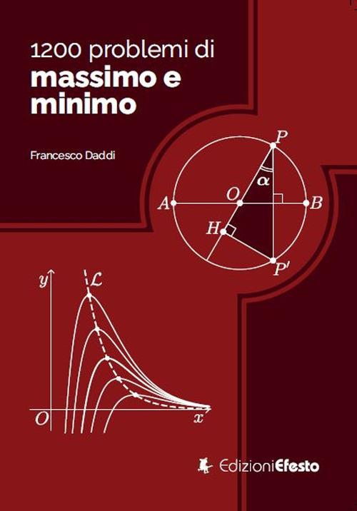 1200 problemi di massimo e minimo - Francesco Daddi - copertina