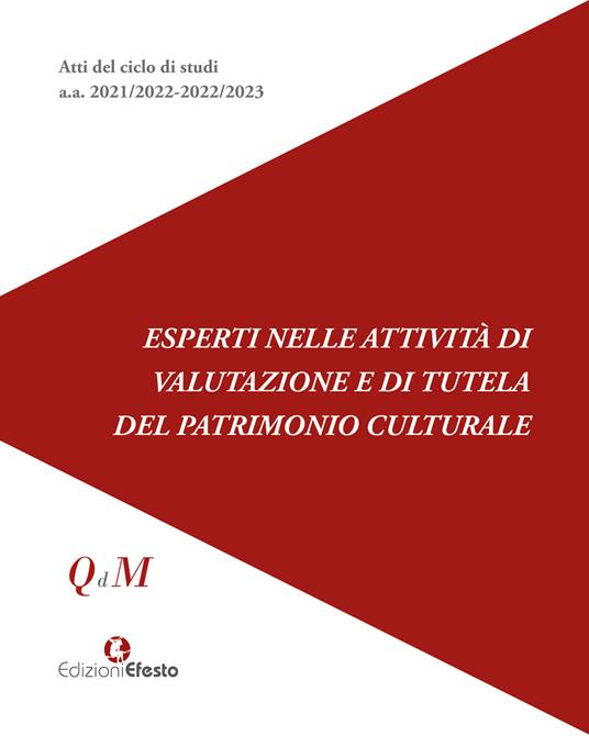 Esperti nelle attività di valutazione e di tutela del patrimonio culturale - copertina