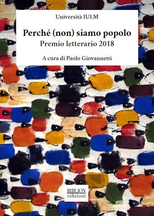 Perché (non) siamo popolo. Premio letterario 2018. I dodici racconti selezionati - copertina