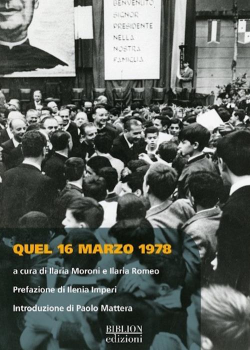 Quel 16 marzo 1978 - copertina