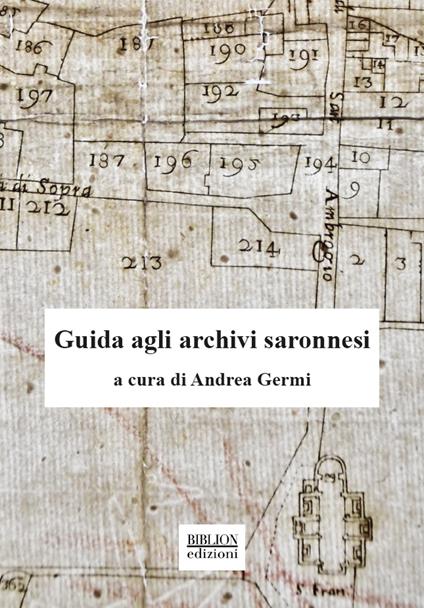 Guida agli archivi saronnesi - copertina