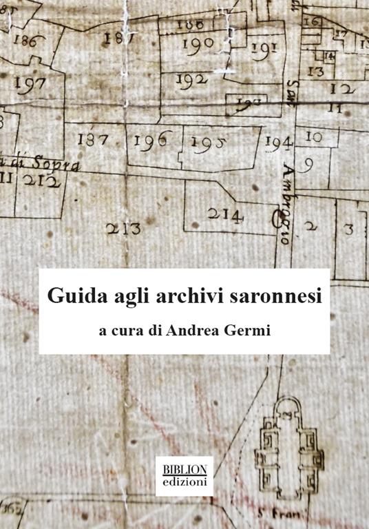 Guida agli archivi saronnesi - copertina