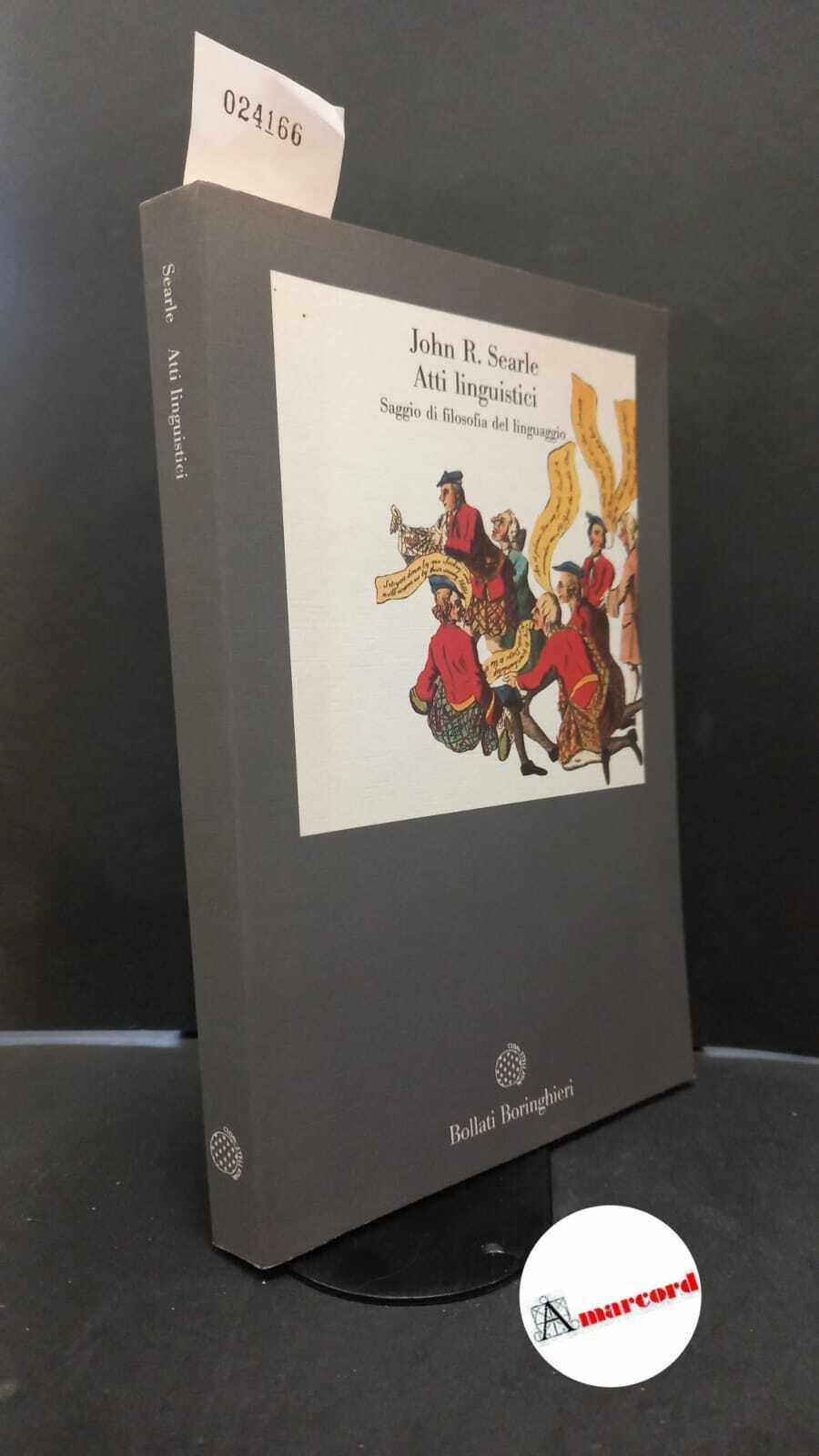 Atti linguistici. Saggio di filosofia del linguaggio