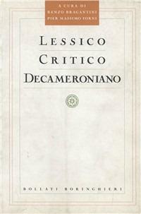 Lessico critico decameroniano - copertina