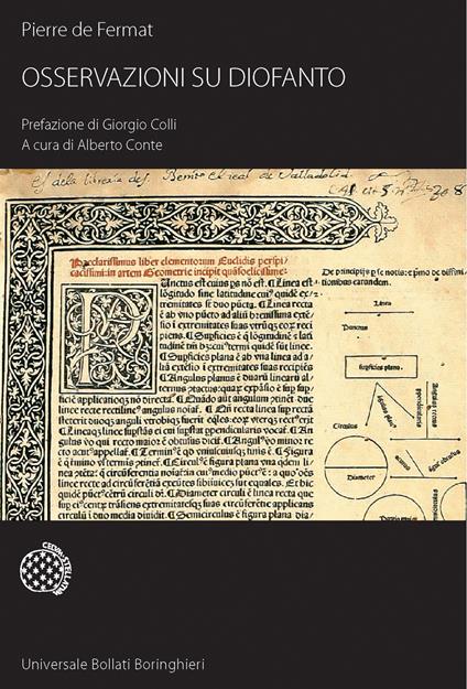 Osservazioni su Diofanto - Pierre de Fermat - copertina
