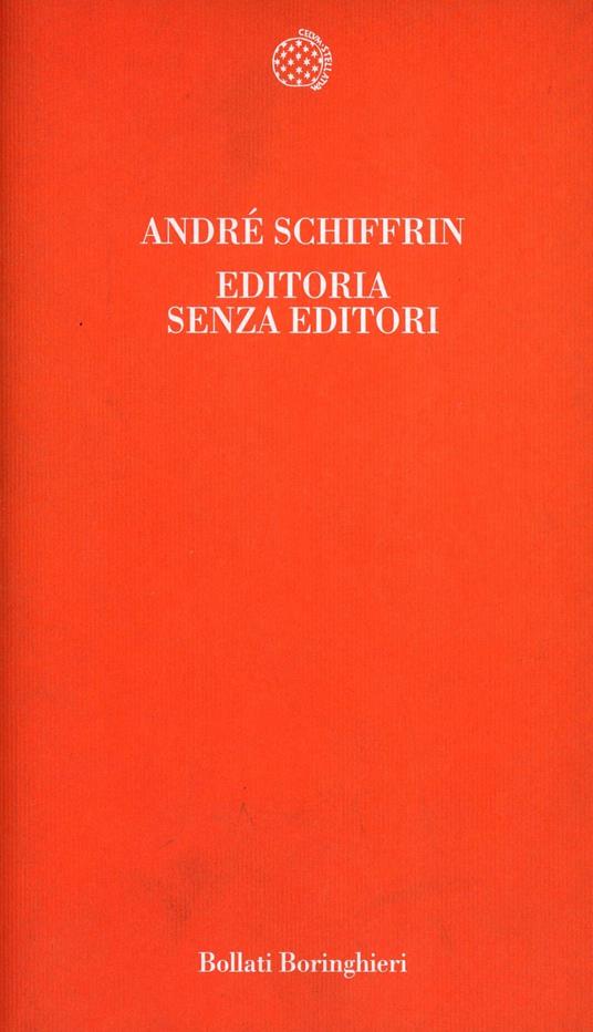 Editoria senza editori - André Schiffrin - copertina