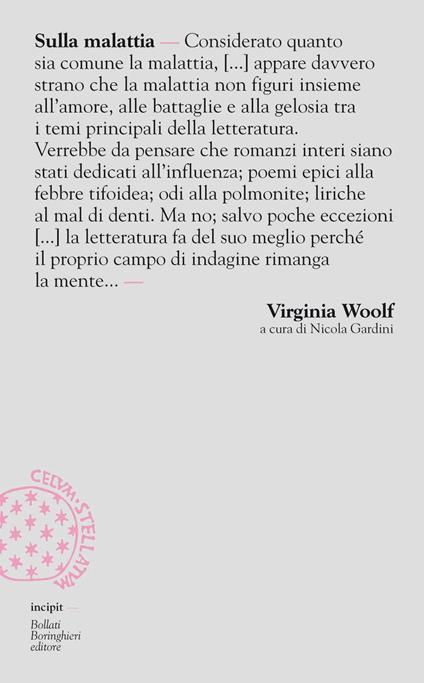 Sulla malattia - Virginia Woolf - copertina