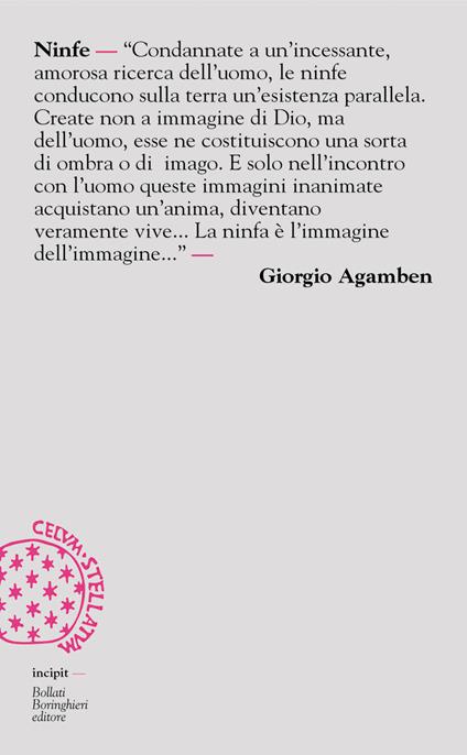 Ninfe - Giorgio Agamben - copertina