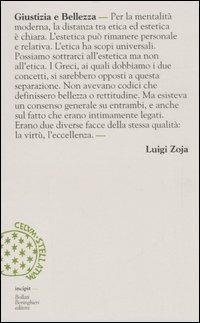 Giustizia e bellezza - Luigi Zoja - copertina