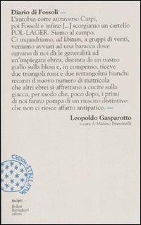 Diario di Fossoli - Leopoldo Gasparotto - copertina