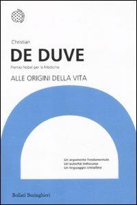 Alle origini della vita - Christian De Duve - copertina