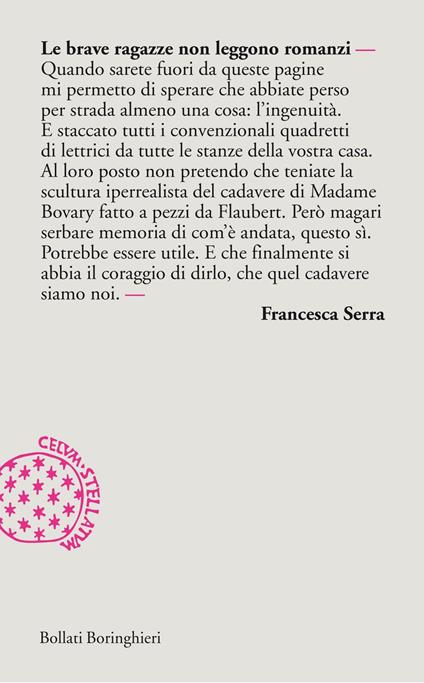 Le brave ragazze non leggono romanzi - Francesca Serra - copertina