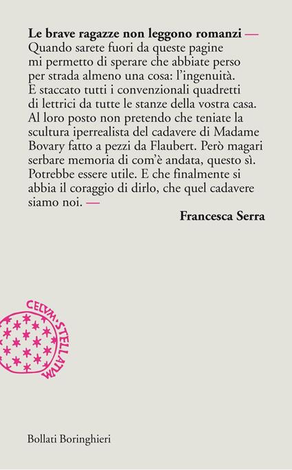 Le brave ragazze non leggono romanzi - Francesca Serra - copertina