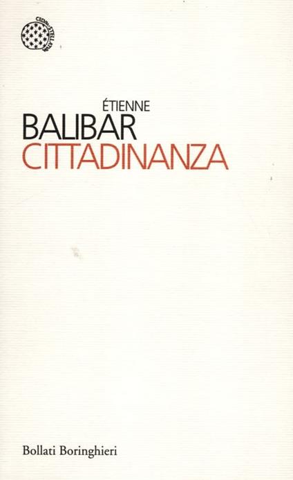 Cittadinanza - Étienne Balibar - copertina