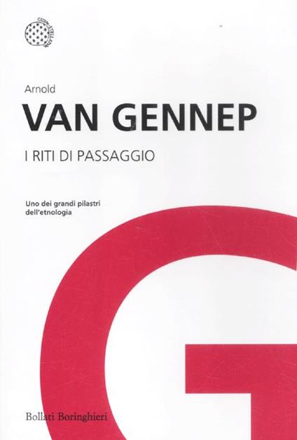 I riti di passaggio - Arnold Van Gennep - copertina
