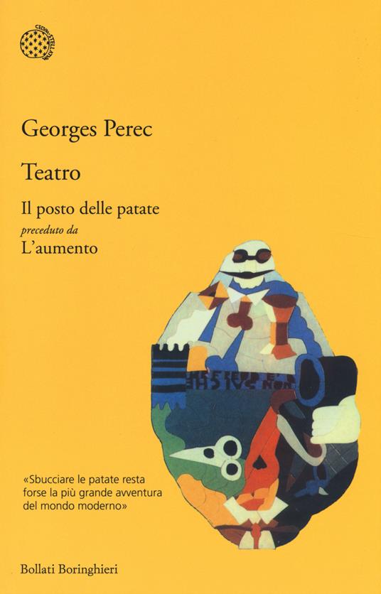Teatro: Il posto delle patate preceduto da L'aumento - Georges Perec - copertina