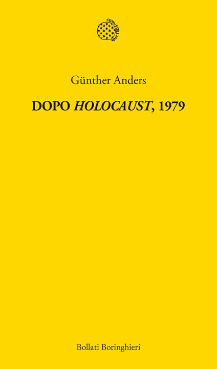 Dopo «Holocaust» 1979 - Günther Anders - copertina