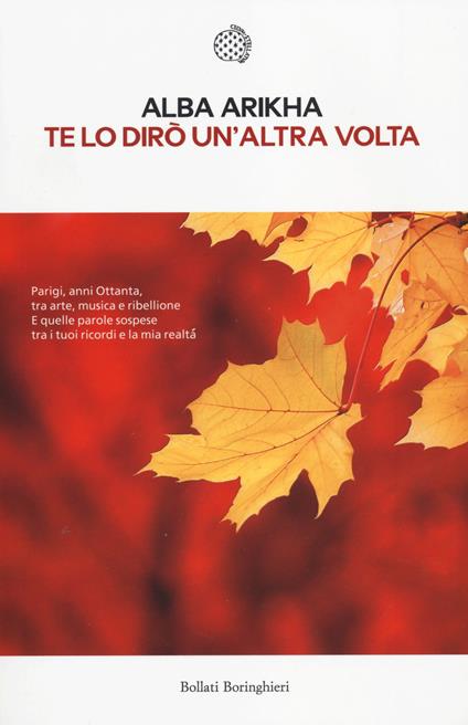 Te lo dirò un'altra volta - Alba Arikha - copertina