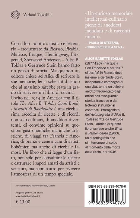 I biscotti di Baudelaire. Il libro di cucina di Alice B. Toklas - Alice B. Toklas - 2
