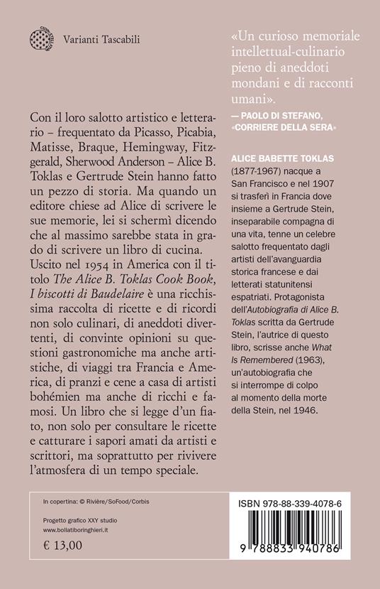 I biscotti di Baudelaire. Il libro di cucina di Alice B. Toklas - Alice B. Toklas - 2