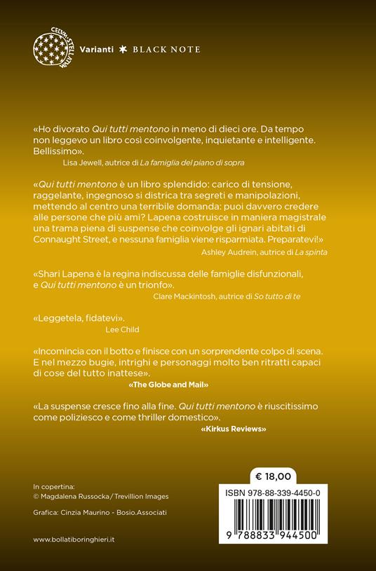 Qui tutti mentono - Shari Lapena - 2