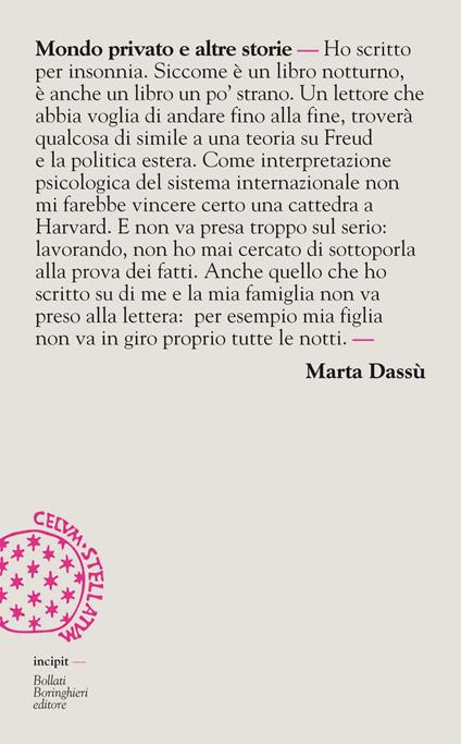 Mondo privato e altre storie - Marta Dassù - ebook