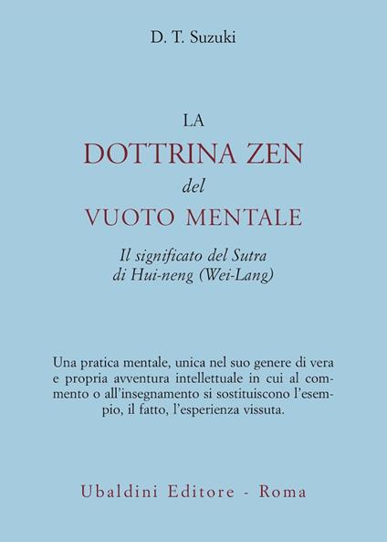 La dottrina zen del vuoto mentale - Taitaro Suzuki Daisetz - copertina