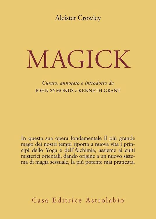 Magick - Aleister Crowley - copertina