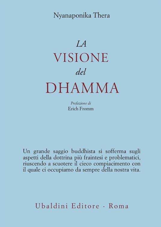 La visione del dhamma - Thera Nyanaponika - copertina