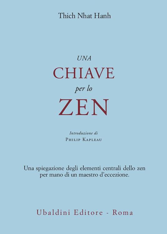 Una chiave per lo zen - Thich Nhat Hanh - copertina