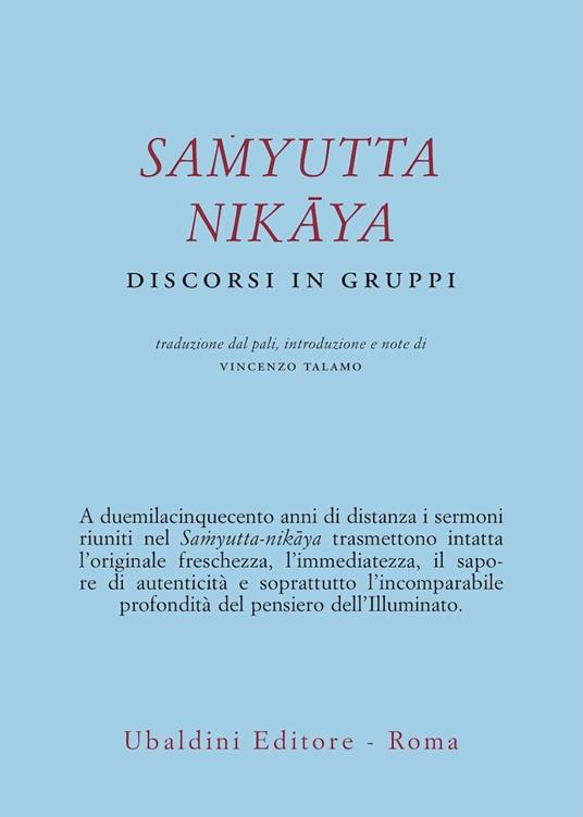 Samyutta Nikaya. Discorsi in gruppi - copertina