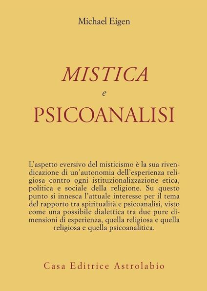Mistica e psicoanalisi - Michael Eigen - copertina