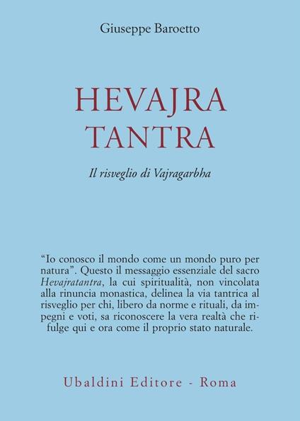 Hevajra Tantra. Il risveglio di Vajragarbha - Giuseppe Baroetto - copertina
