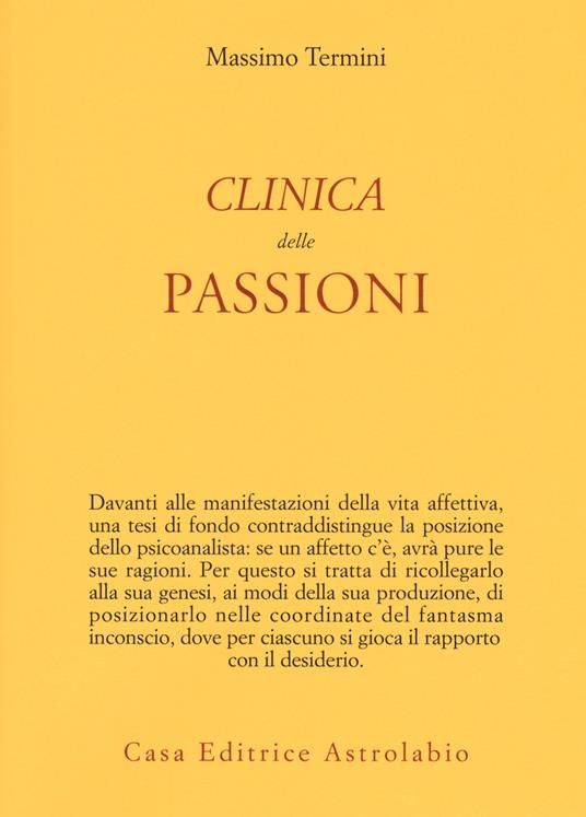 Clinica delle passioni - Massimo Termini - copertina