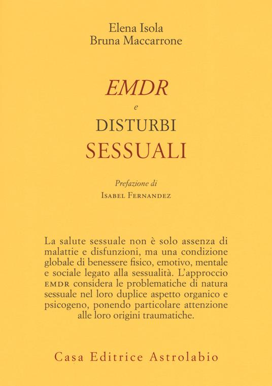 EMDR e disturbi sessuali - Elena Isola,Bruna Maccarrone - copertina