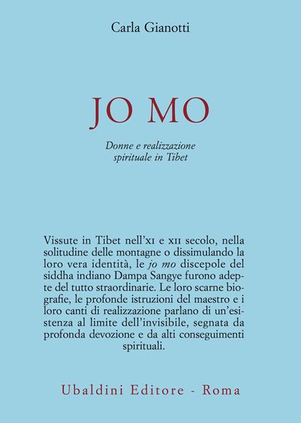 Jo Mo. Donne e realizzazione spirituale in Tibet - Carla Gianotti - copertina