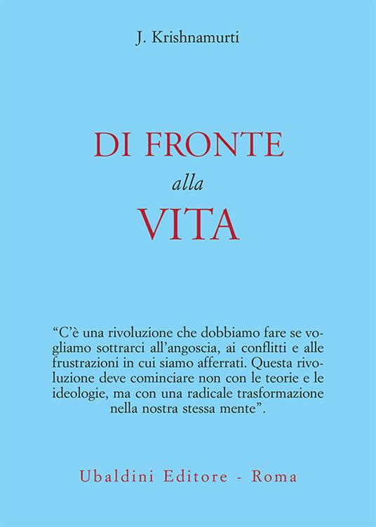 Di fronte alla vita - Jiddu Krishnamurti - ebook