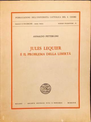 Jules Lequier e il problema della libertà
