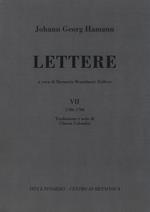 Lettere. Vol. 7: 1786-1788