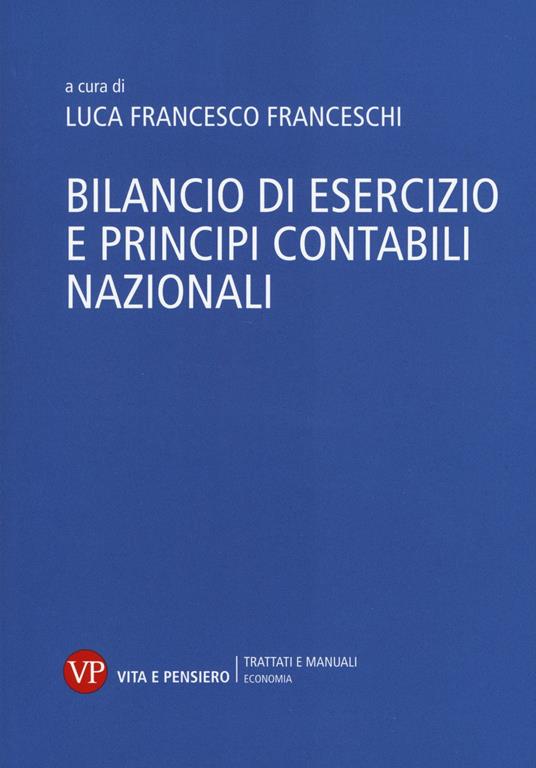 Bilancio di esercizio e principi contabili nazionali - copertina