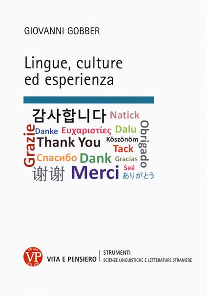 Lingue, culture ed esperienza - Giovanni Gobber - copertina