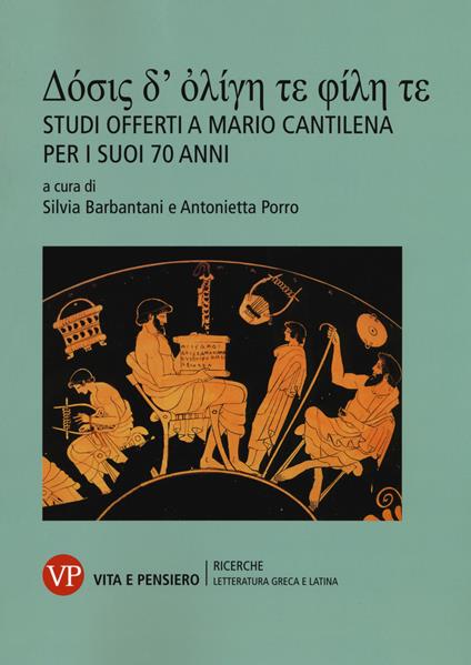 Dosis d'olighe te file te. Studi offerti a Mario Cantilena per i suoi 70 anni - copertina
